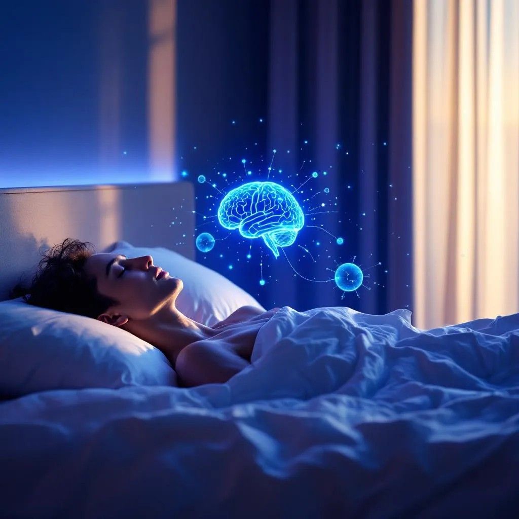 Geometric blocks representing layered sleep environment choices